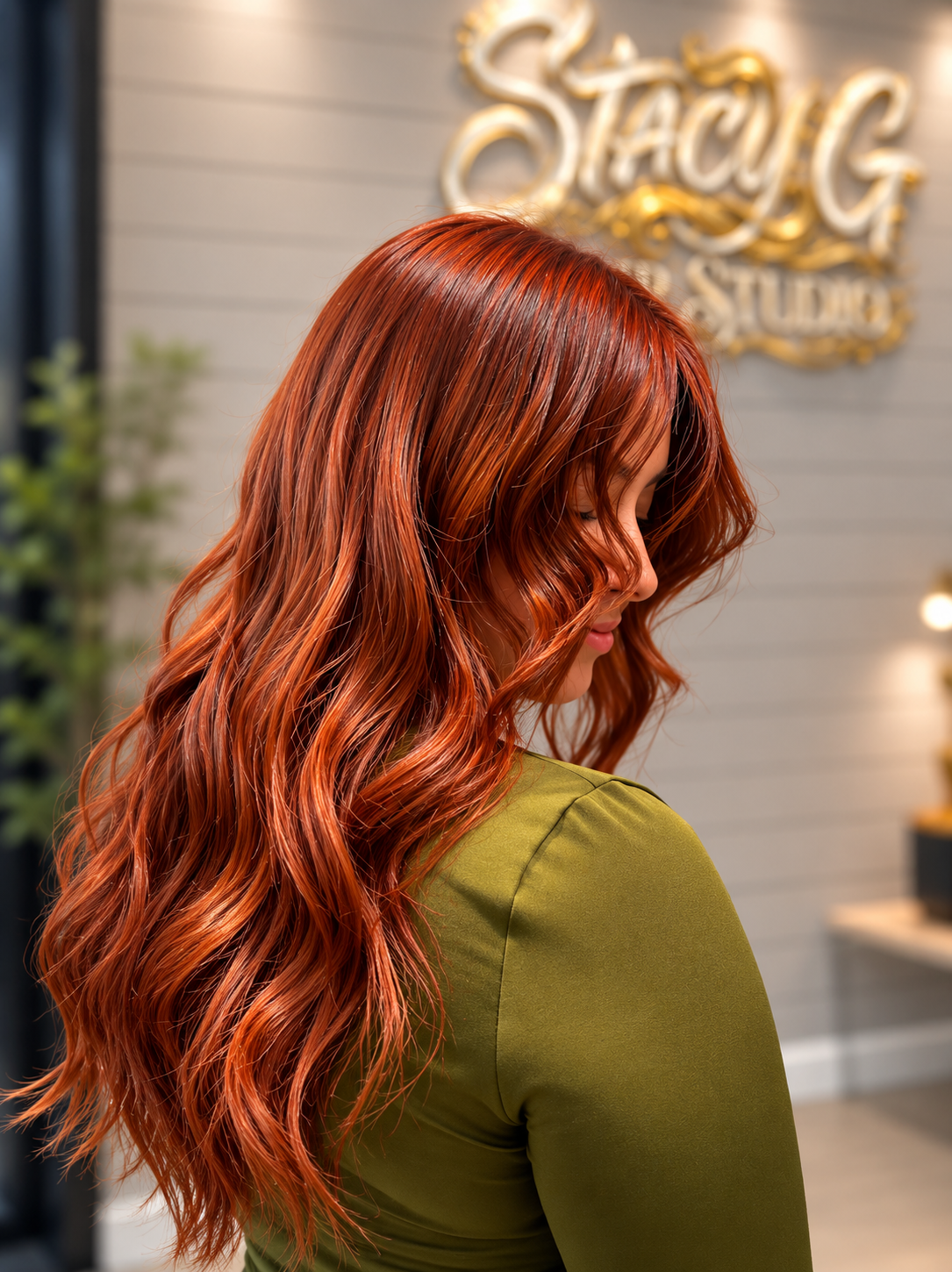 Brazilian blowout finish